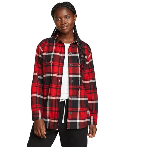 Eddie Bauer Women's Eddie's Fleece-Lined Shirt Jacket