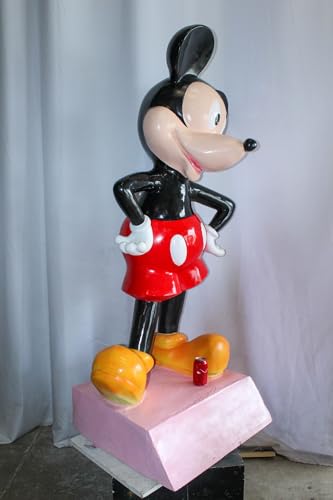 Estatua Grande de Ratón Cartoon de 6 Pies en Resina miniatura 4