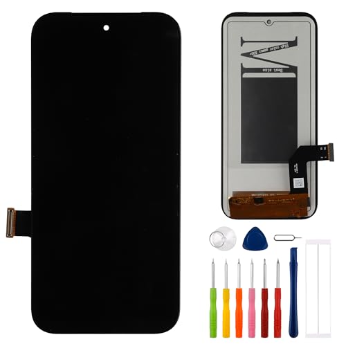 E-yiiviil Replacement TFT Display Touch Screen Digitizer Assembly Compatible with Google Pixel 9A, GXQ96, GTF7P, G3Y12 6.3' with Tools