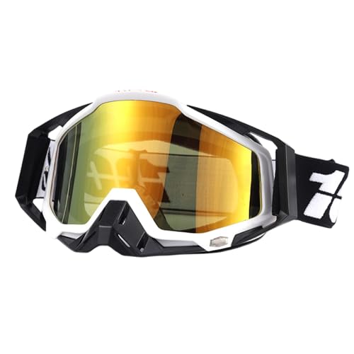 Dexpally Lunette Moto Cross Masque Moto Cross Lunettes Moto Tout Terrain Lunettes Moto Coupe Vent Motocross Goggles pour VTT, Casques Ouverts