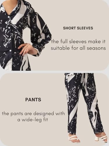 Image of Leriya Fashion Women Rayon Floral Stylish Co-Ord Set - Trendy Korean Summer Travel Outfit | Lightweight Two Piece Dress For Beach & Holiday Look