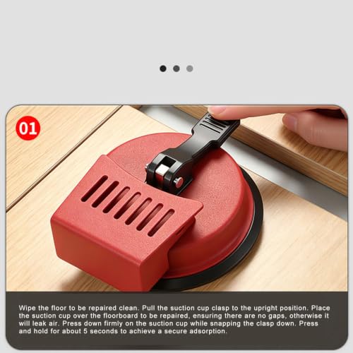 Extractor de ventosas Zunate para reparar espacios en suelo laminado 3