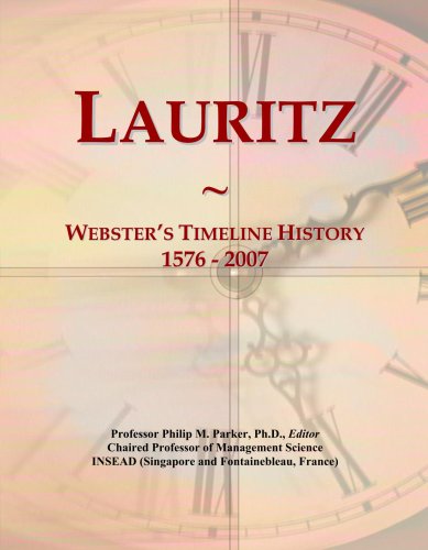 Lauritz: Webster's Timeline History, 1576 - 2007