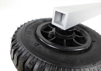 Aluminium slide wheels foldable