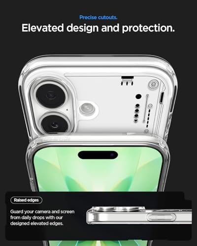 Image of Spigen Ultra Hybrid MagFit Back Cover Case Compatible with iPhone 17 (TPU + Poly Carbonate | Neo One)