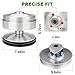 JDMON Aluminum Driven Clutch with Belts Compatible with Club Car DS 1997-Up & Precedent 2004-Up, Replacement for 101833902 101832902 1018340-01 1014081