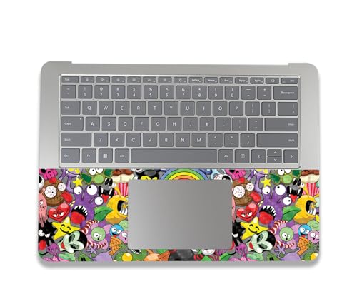 Image of MightySkins Carbon Fiber Skin Compatible With Microsoft Surface Laptop Studio 2 (2023) Full Wrap Kit - Monster Mash | Protective, Durable Textured Carbon Fiber Finish | Easy To Apply | Made in the USA