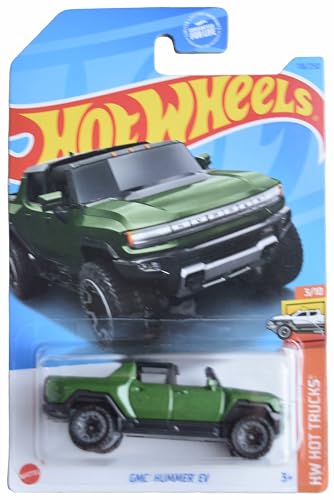 Hot Wheels GMC Hummer EV escala 1:64 verde miniatura 1