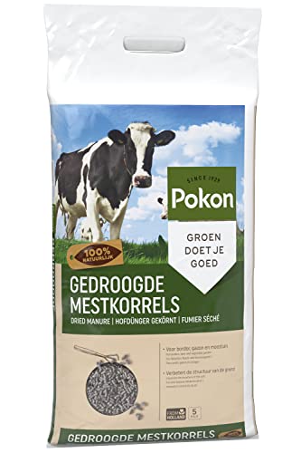 Pokon gekörnter Rinderdung, organischer Universaldünger, natürlicher Bodenverbesserer und Dünger, 5kg