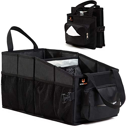 Easy-to-Reach Kids Car Organizer Between Seats | for Back Seat Travel Car Organizer