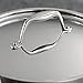 Tramontina Signature Tri-Ply Clad Stainless Steel 4-Quart Sauce Pan with Lid, Induction-Ready, Dishwasher-Safe, NSF-Certified, Made in Brazil