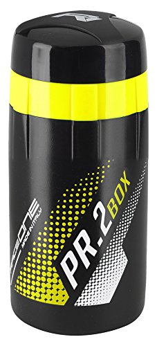 Raceone Boîte de rangement et adaptateurs pour vélo unisexe pour adulte, noir/jaune fluo, unique