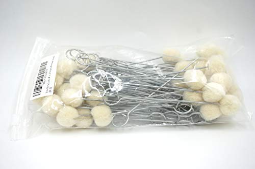 Innetoc 60 Pack Lint Wool Dauber For Leathercraft ,Sealers,Paint Scrapbook Projects (Medium Roud) #TOP5