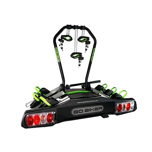 GO BIKER Portabicicletas de Enganche Speed para 3 Bicicletas con antirrobo
