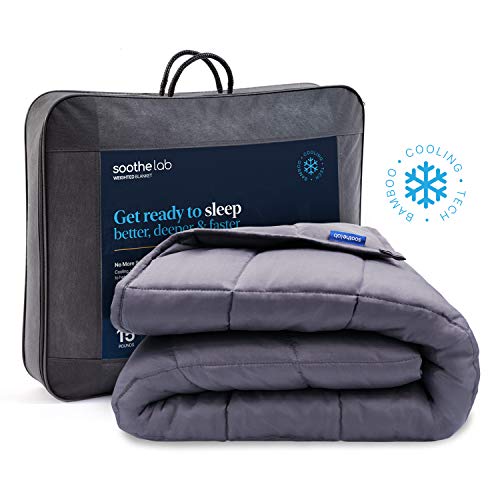 Soothe Lab Cooling Weighted Blanket | 100% Bamboo Viscose | 15 lbs