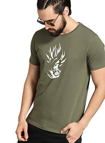 Image of ADRO Men's Cotton Solid Regular Fit T-Shirt