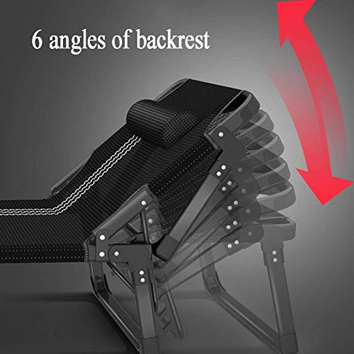 Chaise longue robuste qui soutient le dos jusqu'à 200 kg