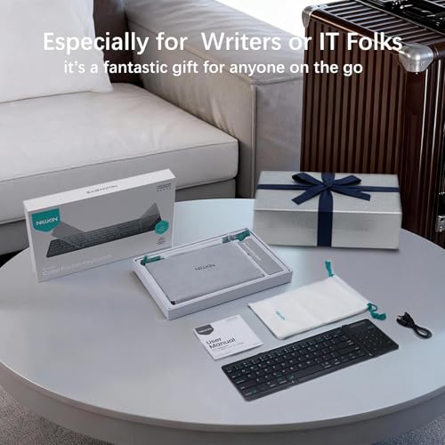Image of Nillkin Foldable Bluetooth Keyboard, Portable Wireless Design (Black)