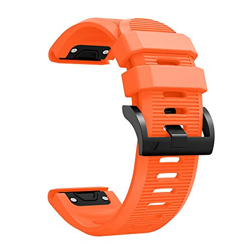Correa de silicona para reloj Garmin de 26 mm miniatura 3