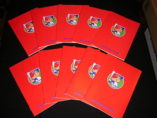 Hiroshima Carp Showa Retro Periodic Hiroshima Toyo Carp Carp Carp Notebook 10 Books Souvenirs Gender 70's 80's