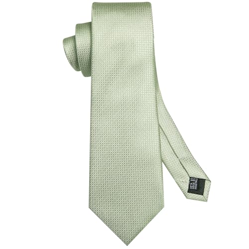 Image of Hi-Tie Mens 70inches Tie Set Extra Long Necktie for Men Cufflinks Handkerchief Big Tall Men Business Wedding