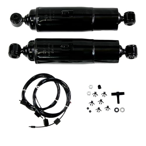 Image of Gabriel 49212 HiJackers Rear Adjustable Air Shock Absorbers Fits Chevrolet G10, G20, G30; Dodge B100, B150, 1500, B200, B250, B2500, B300, B350, B3500, CB300, Ram; Plymouth PB Series (1 Pair)