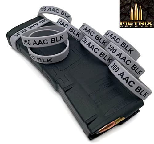 300 Aac Blackout Blk Magazine Mag Id Band (10) #TOP3