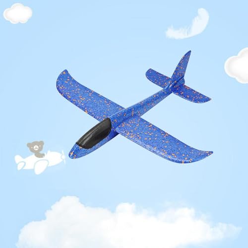 Liakyunf Avion Planeur Enfant Mousse – Grand Planeur À Lancer Manuel Pour Extérieur Jardin Parc – Jouet Plein Air 4 5 6 7 8 Ans – Cadeau Anniversaire Noël – vue 3