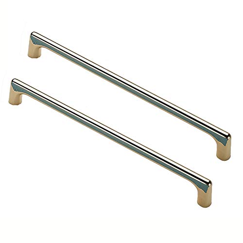 BOZONLI Golden Cupboard Handles, Kitchen Door Cabinet Furniture Drawer T Bar Pulls (320mm, 2 Pack)