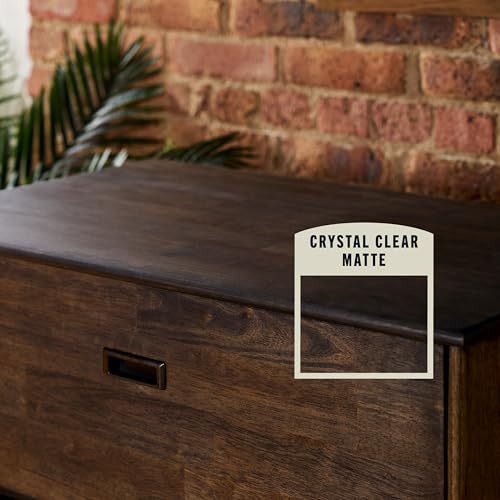 Varathane Water-Based Crystal-Clear Ultimate Polyurethane | Interior Wood Protection | Fast Dry Time | Easy Clean Up | Matte | Quart