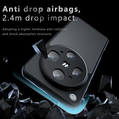 Image of Phone Case for Oppo Find X9 Ultra 5G, Matte PC+TPU Air Bag Cover, Air Bag Corner Protection, Anti-Fingerprint, Never Turns Yellow, Micro Arc Edge, Skin-Friendly Feel