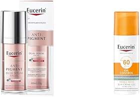 Kit Sérum Facial Anti-Pigment - Dual Sérum 30ml + Protetor Solar Facial - Sun Gel-Creme Oil Control Fps 60 50g
