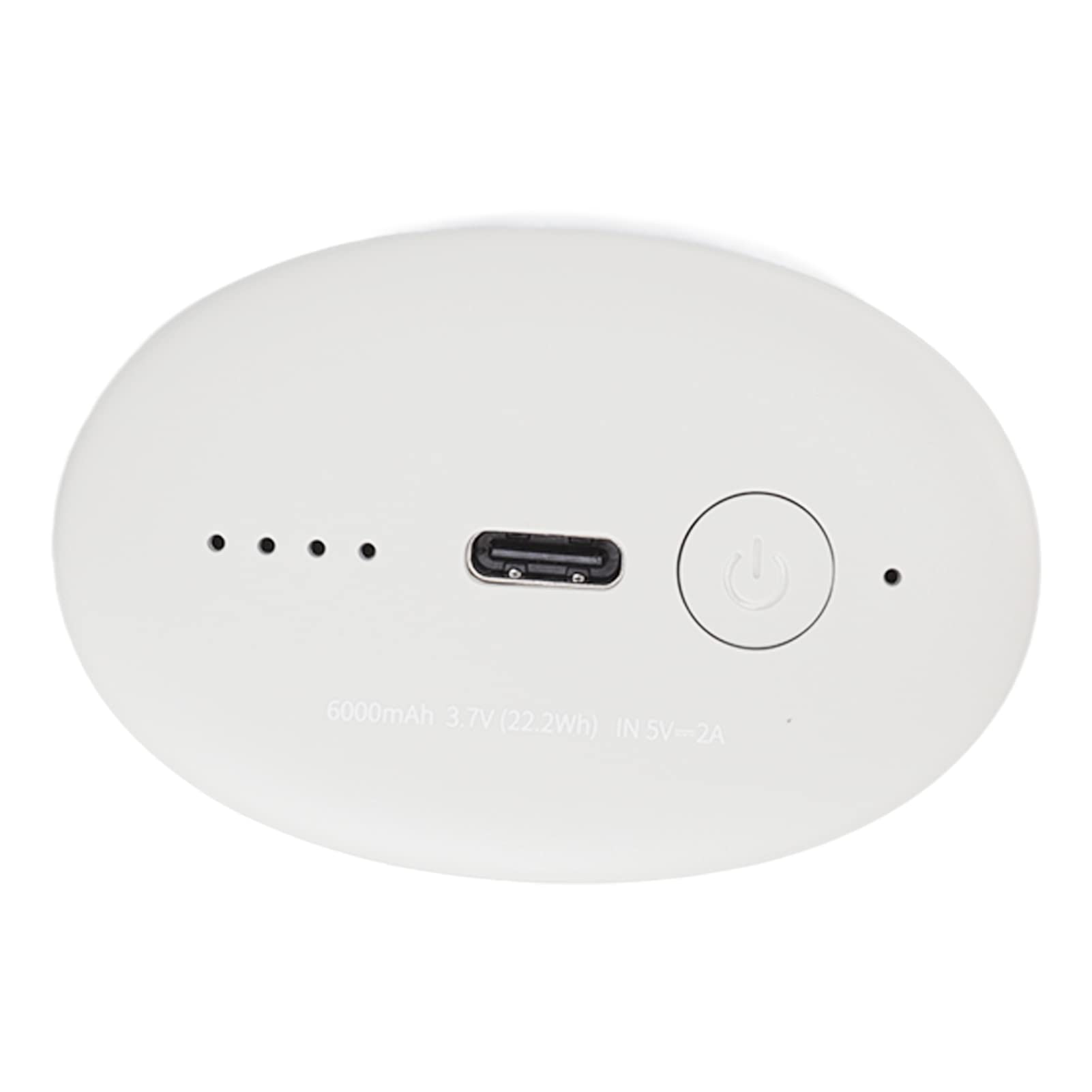 Mini Calentador de Manos de 6000 mAh, Dos Engranajes, Doble protección, Calentador de Bolsillo con Carga USB para Invierno y Exteriores