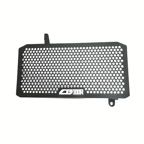 Image of CNC Aluminum Radiator Grille Guard Fit for Honda CB300R /CB250R (2018-2021) - No Mod, Black Protector Shields Radiator from Debris