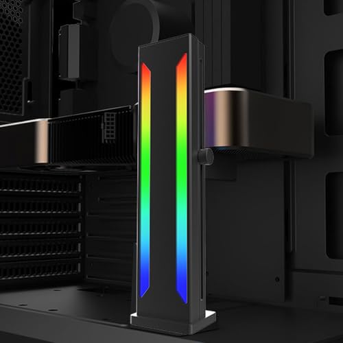 Soporte para GPU con base magnética y ARGB negro miniatura 6