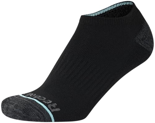 Image of Reebok Womens No Show Socks Moisture Wicking Cushion Low Cut Socks 12 Pack | Stretch Performance Fabric, Cushioned Heel and Toe, Arch Support, Comfort Seam, Shoe Size 4-10