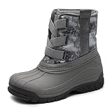 Bottes de neige chaudes en velours parfaites comme cadeau d'anniversaire, d'Halloween, Thanksgiving, Noël, Nouvel An pour vos adorables enfants. Il/elle doit tomber amoureux de ces bottes. Convient pour la plupart des activités de plein air au printemps, en automne et en hiver