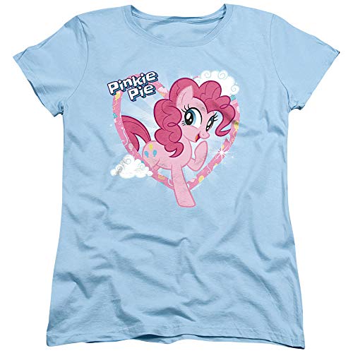 My Little Pony Tv Pinkie Pie Women's T Shirt, Light Blue, 2X-Large