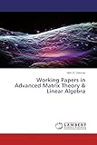 Working Papers in Advanced Matrix Theory & Linear Algebra