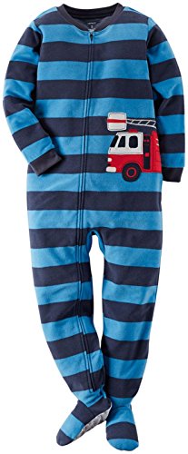 Carter's Little Boys' Wide Striped Footie (Toddler/Kid)