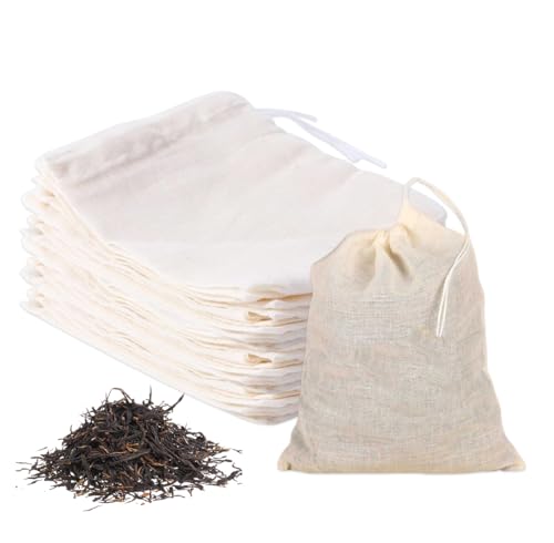 ZORVYN 30 Bolsas de Muselina Ecológicas y Reutilizables con