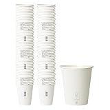 日本デキシー 紙コップ 402ml 12オンス ホワイト 50個入×2 ホット対応 アイス対応 日本製 結露に強い 光沢のある表面加工 使い捨て 断熱 耐熱 業務用 GDNP12WH