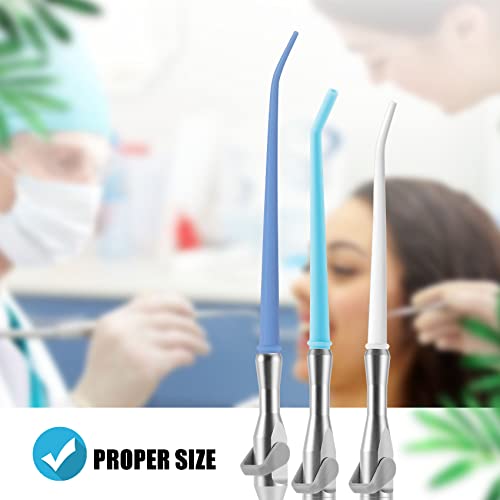 Annhua 25 Pcs Large Dental Surgical Aspirator Tips Disposable Green Suction Tips, Dental Aspirating Tips 1/4 Inch Diameter, Used For Dental Clinic, Operating Room, Lab #TOP4