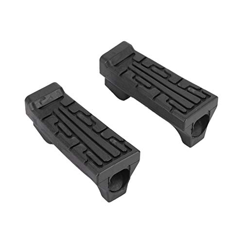 Eatbuy Motorcycle -1 Pair Rubber Front Pedal Footrest Foot Pegs Fit for YBR 125