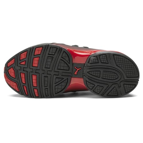 PUMA Kids Boys Axelion Interest Fade Running Sneakers Shoes - Grey - Size 1 M4