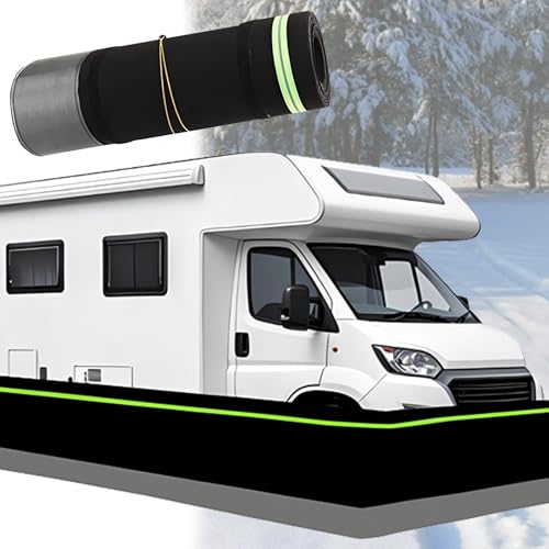 ▶【Strisce riflettenti per la visibilità】La protezione antivento per roulotte è dotata di accattivanti strisce riflettenti, che possono riflettere la luce circostante di notte per avvisare passanti e automobilisti. Che si tratti di attività all'aperto, viaggi, cortile, parcheggio e campeggio, la tua auto può essere più sicura.