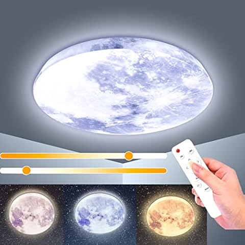 wowspeed LED Luna Plafón luz de Techo Cover