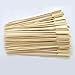 JUHONNZ Brochetas Barbacoa,100 Pcs Pinchos Barbacoa de Bambu,Palos de Bambu para Parrilla y Aperitivos Palitos de Madera,Pinchos para Espetos de Sardinas Buffets,25cm