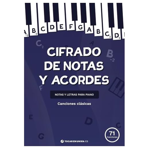 Cifrado de notas y acordes. Canciones clásicas: Notas y letras para piano