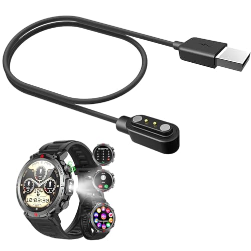 SNHVXLFW Compatible para Cable USB Compatible para Smartwatch Compatible para Cable USB Compatible para Smartwatch IFMDA Reloj Inteligente Hombre 1.45" S100